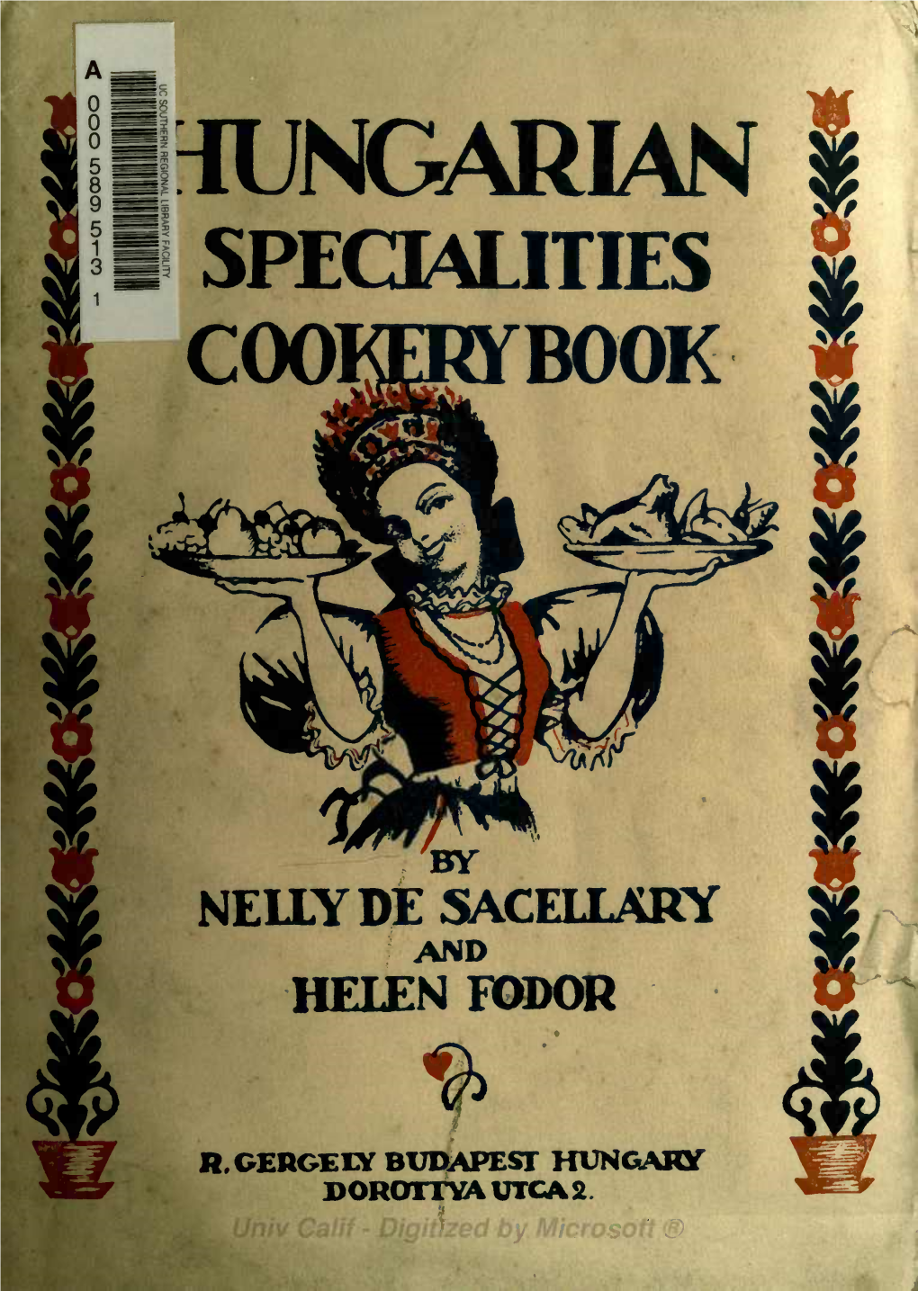 1Ungarian Specialities Cookerybook