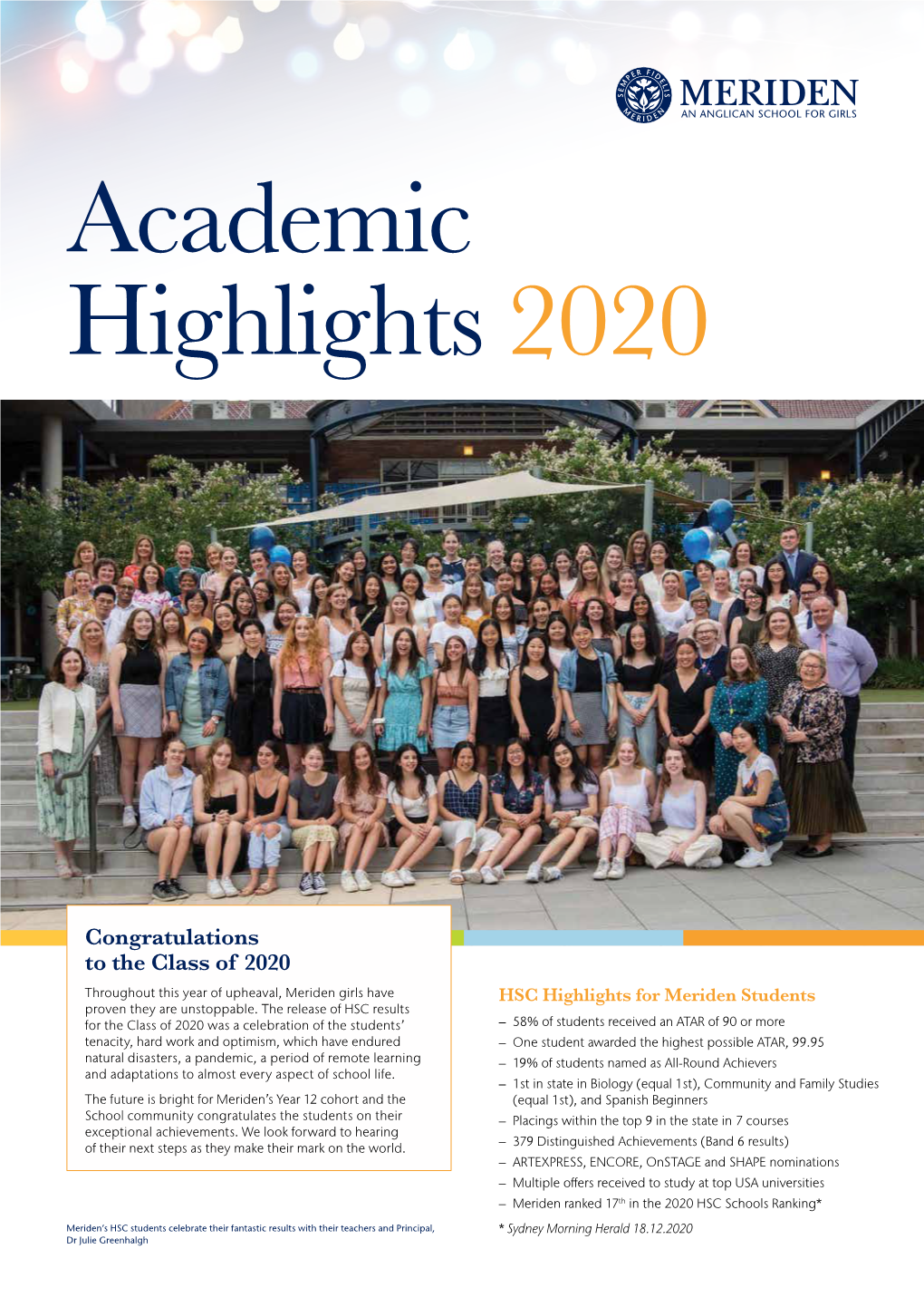 Academic Highlights 2020