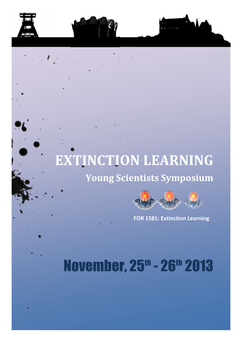 EXTINCTION LEARNING Young Scientists Symposium