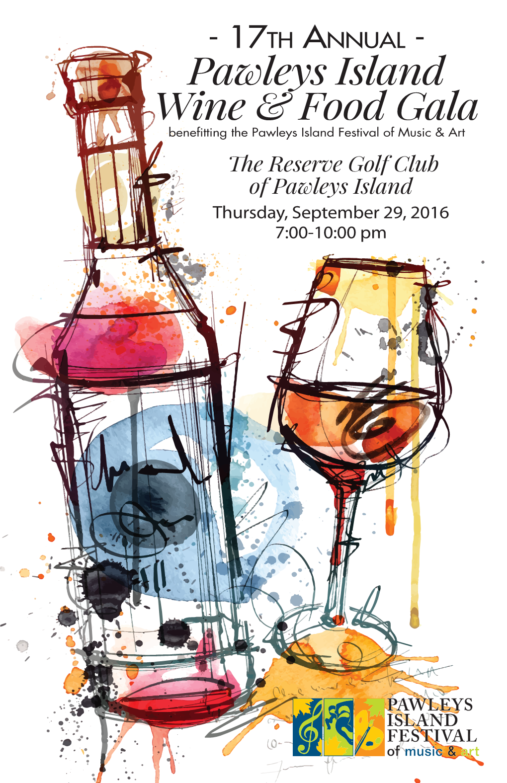 The Reserve Golf Club of Pawleys Island Thursday, September 29, 2016 7:00-10:00 Pm