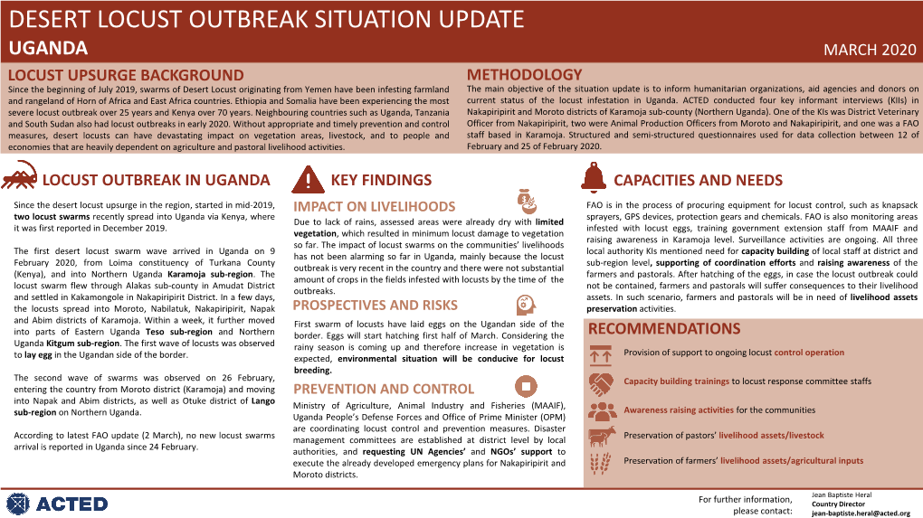 Desert Locust Outbreak Situation Update