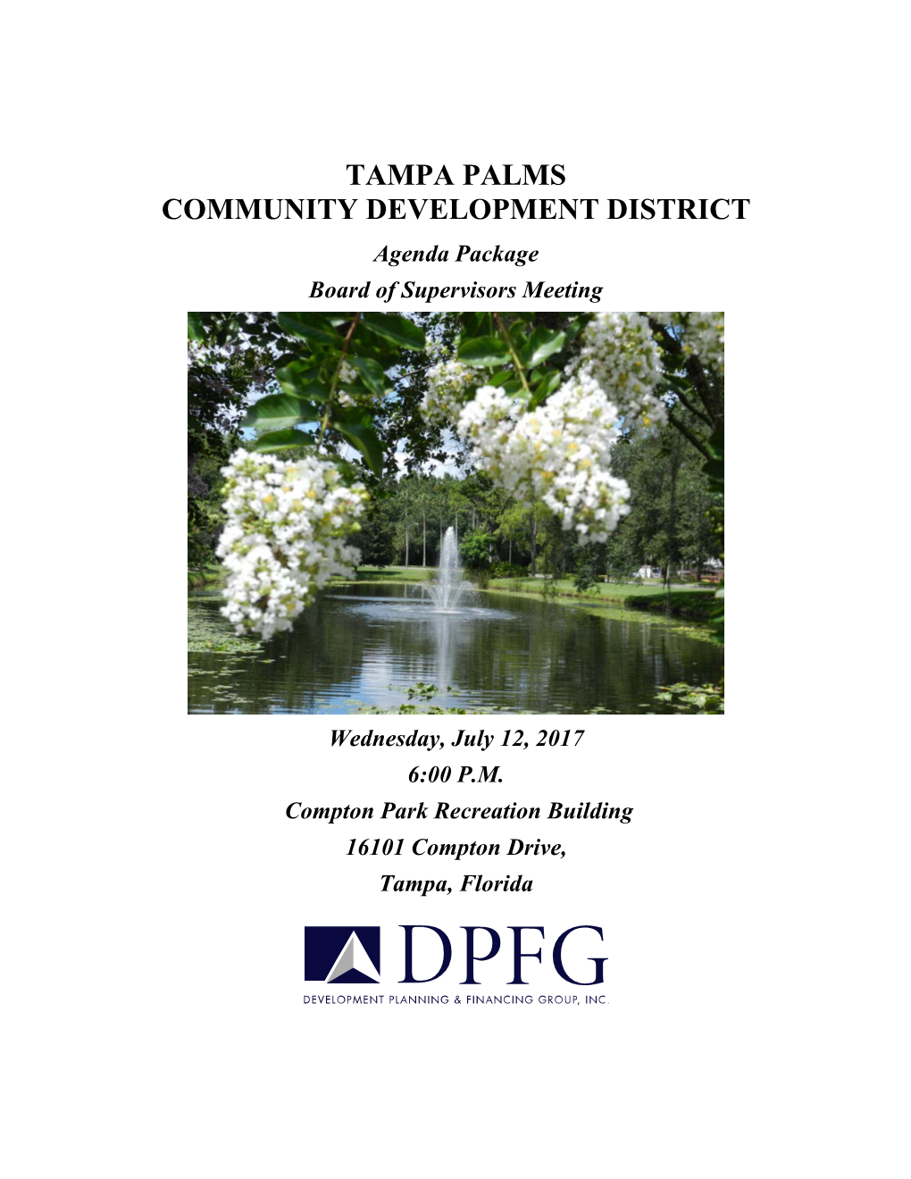 Tampa Palms Community Development District