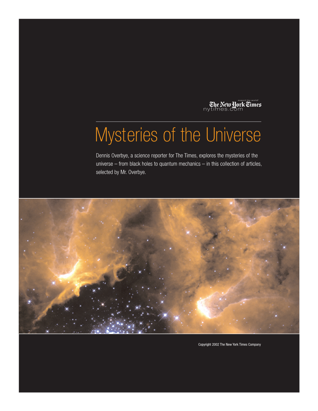 Mysteries of the Universe