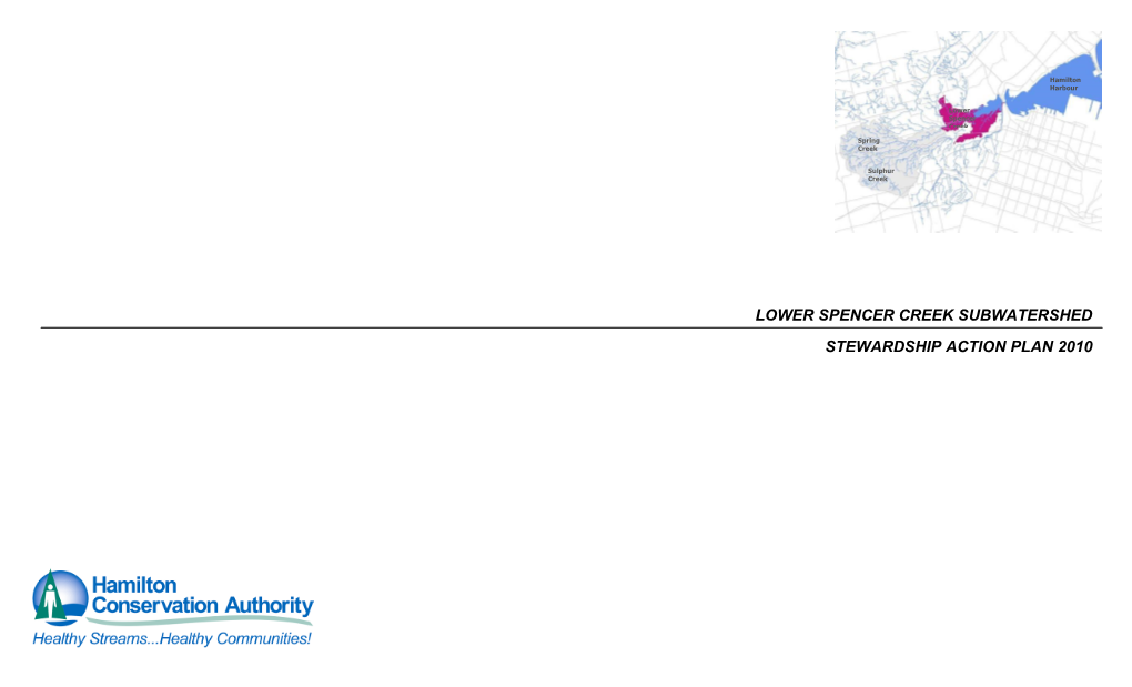 Lower Spencer Creek Stewardship Action Plan Ls-2