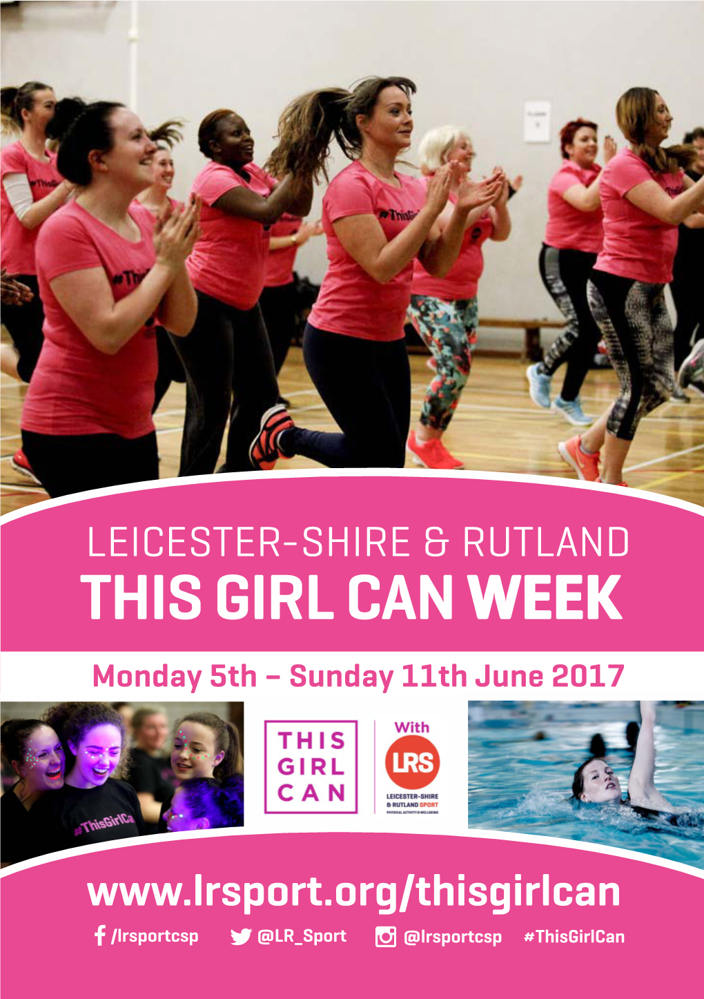 THIS GIRL CAN WEEK Monday 5Th – Sunday 11Th June 2017