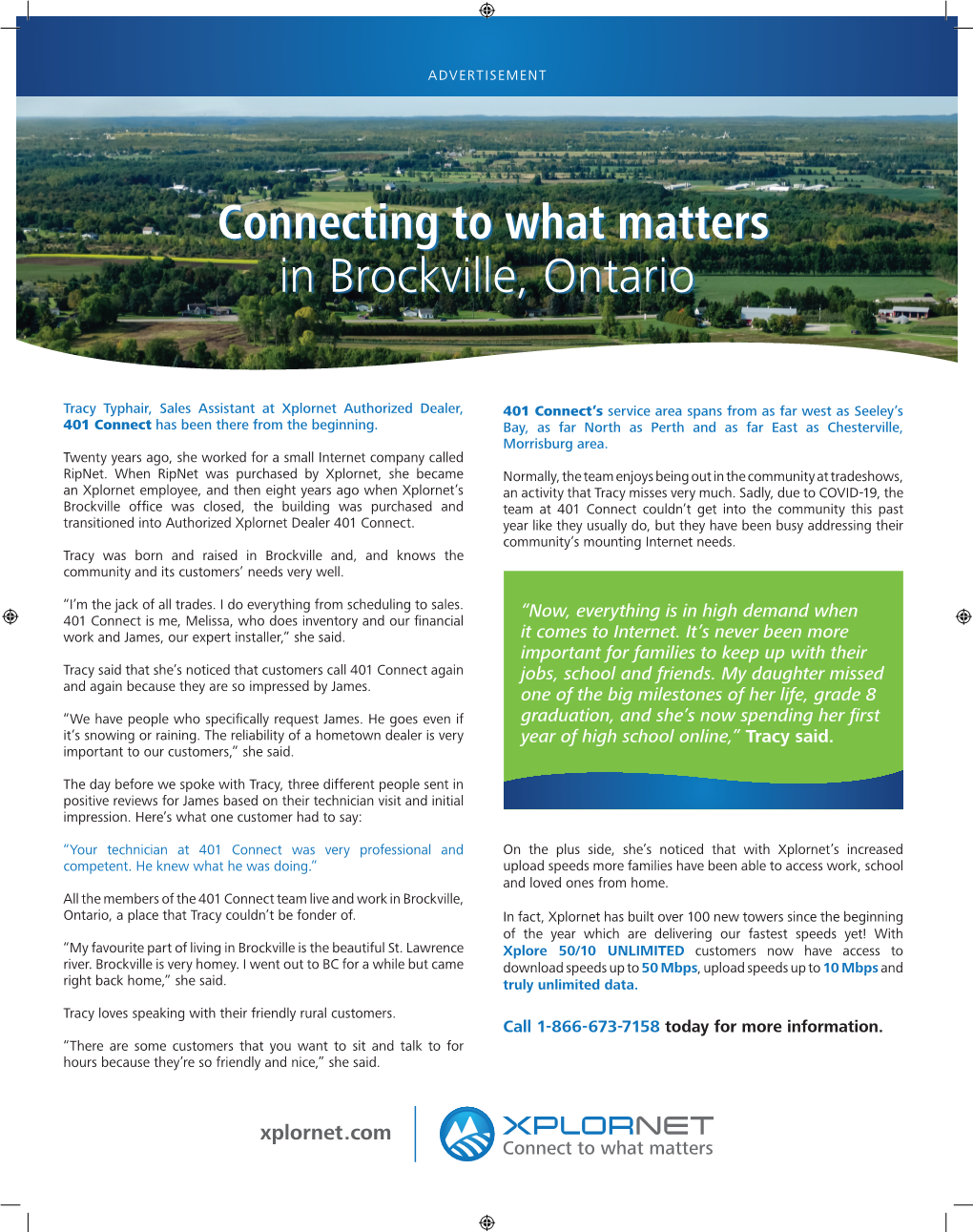 Connecting to What Matters in Brockville, Ontario