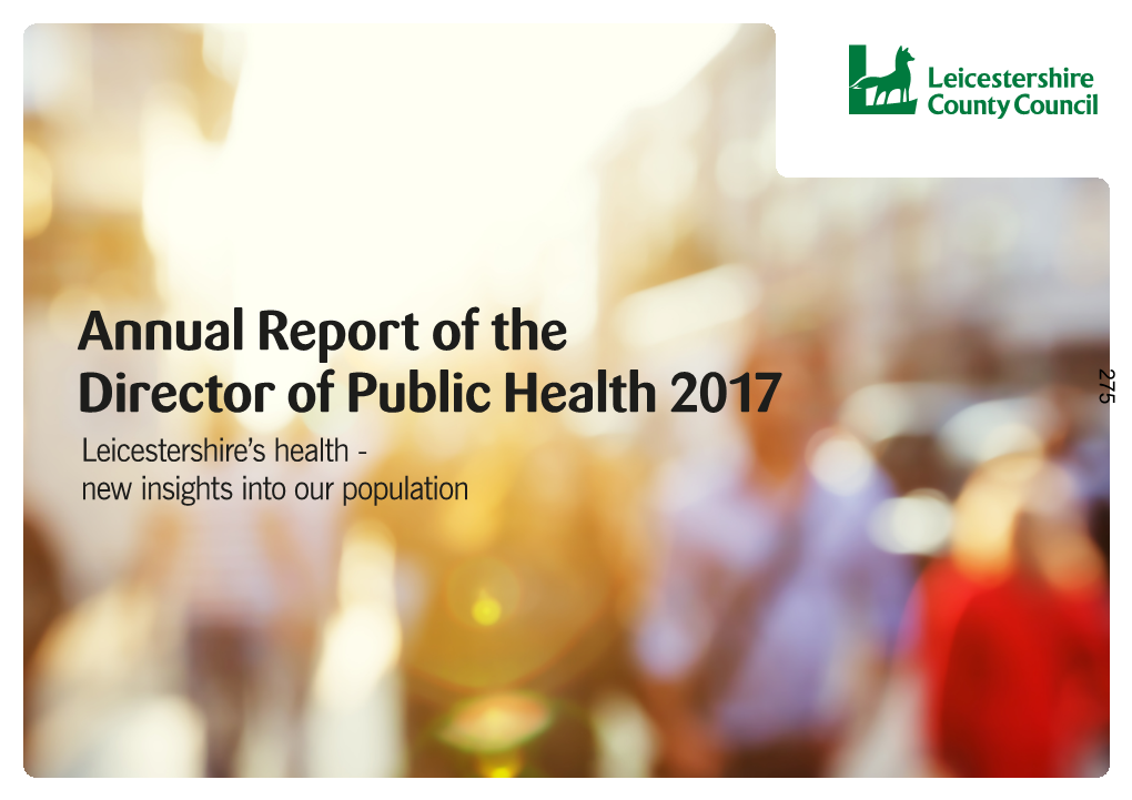 Annual Report of the Director of Public Health 2017