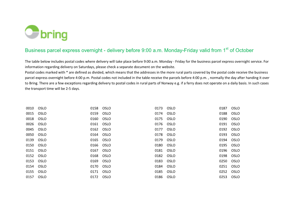 09 Coverage Business Parcel Express Overnight Per 2017.10.01