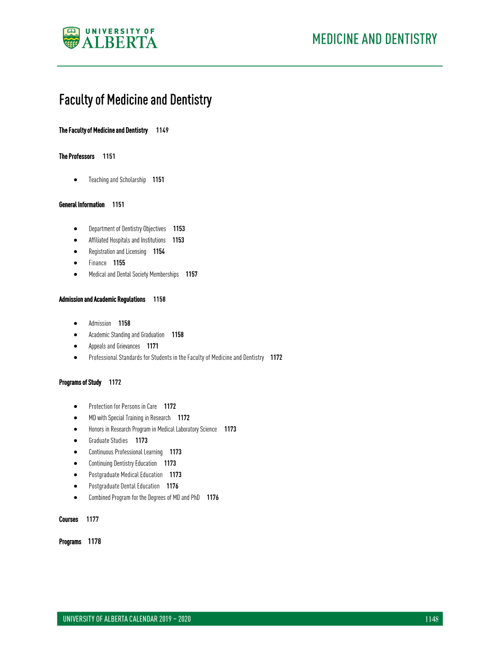 Faculty of Medicine and Dentistry