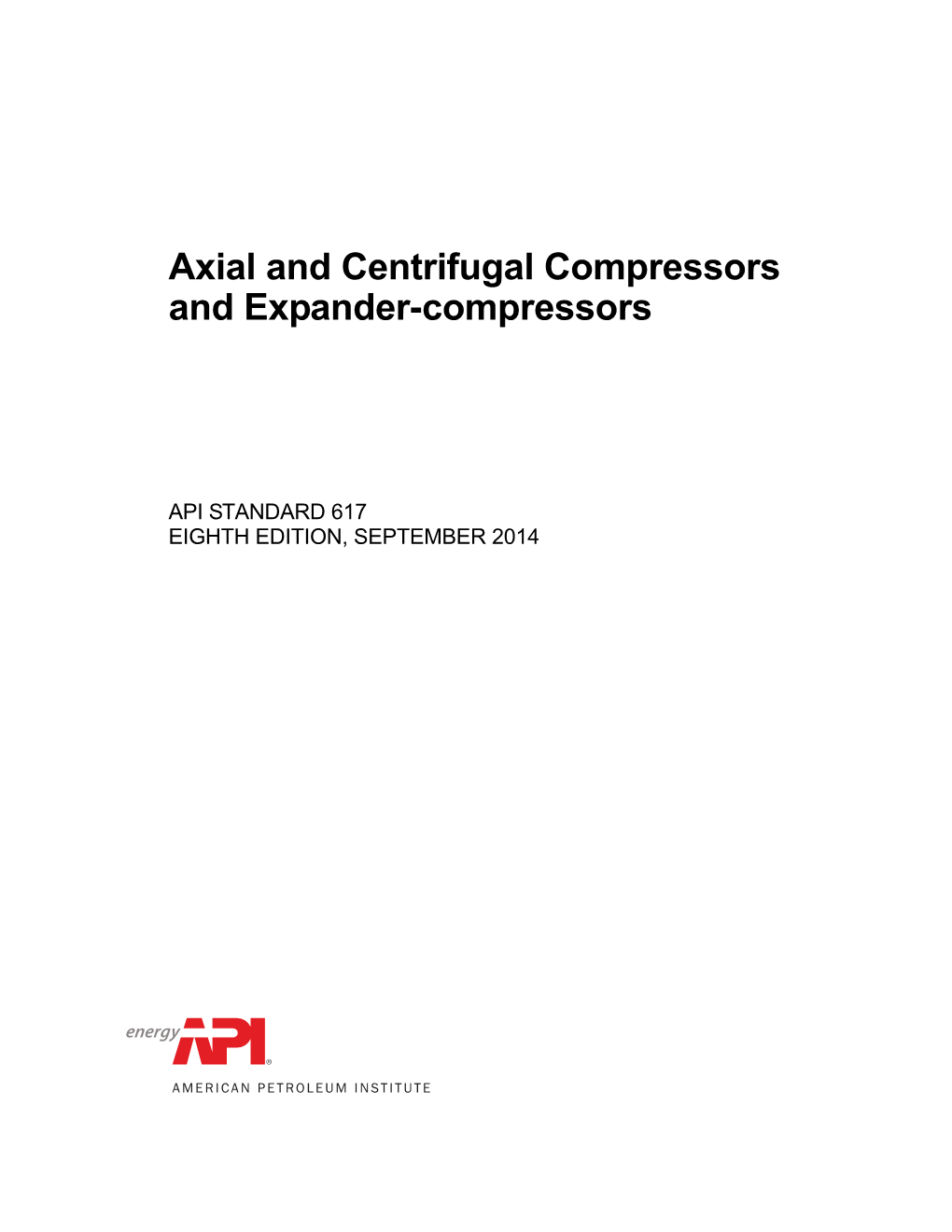 Axial and Centrifugal Compressors and Expander-Compressors