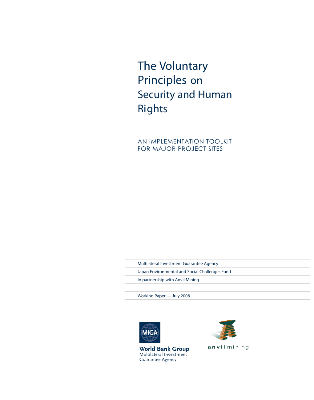 Voluntary Principles on Security and Human Rights