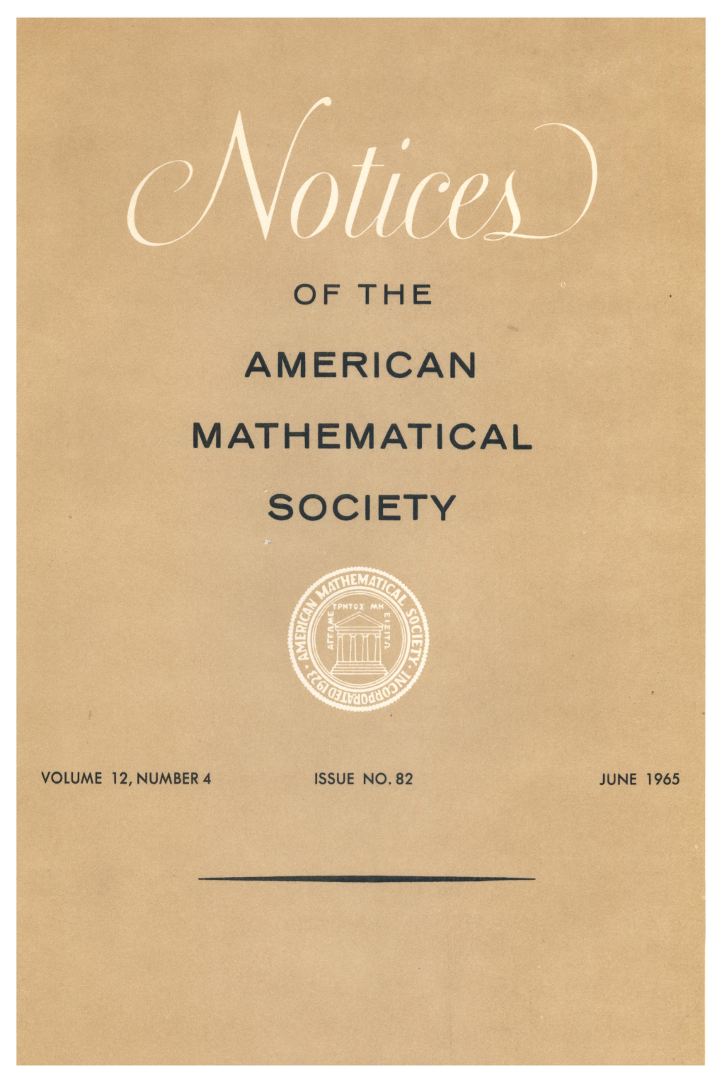 Notices of the American Mathematical Society