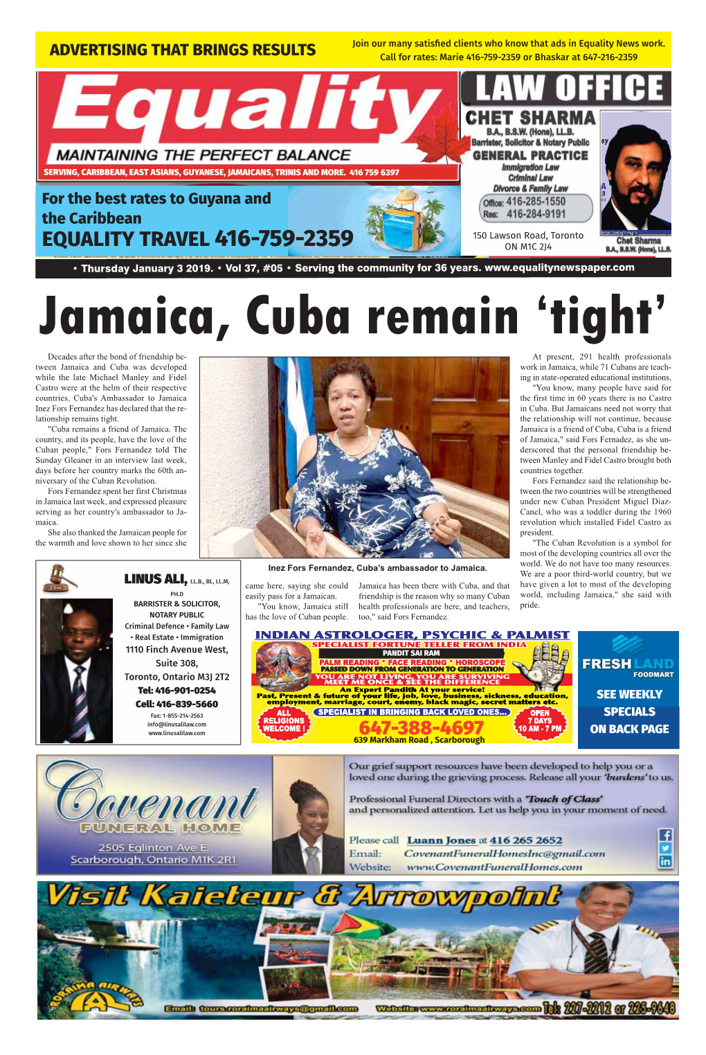 Jamaica, Cuba Remain 'Tight'