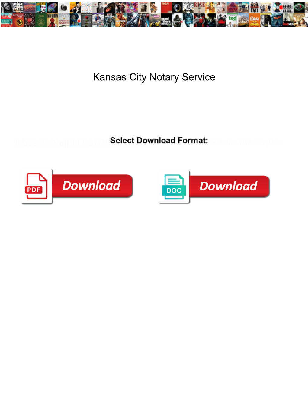 Kansas City Notary Service