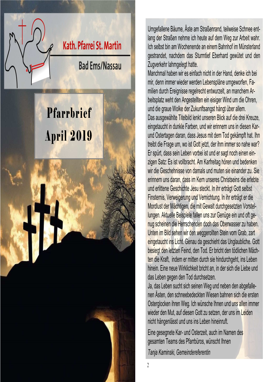 April 2019 Und Ostertagen Daran, Dass Jesus Mit Dem Tod Gekämpft Hat