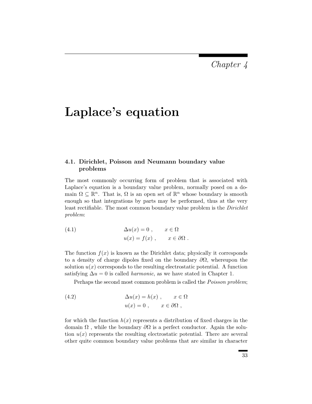 Laplace's Equation