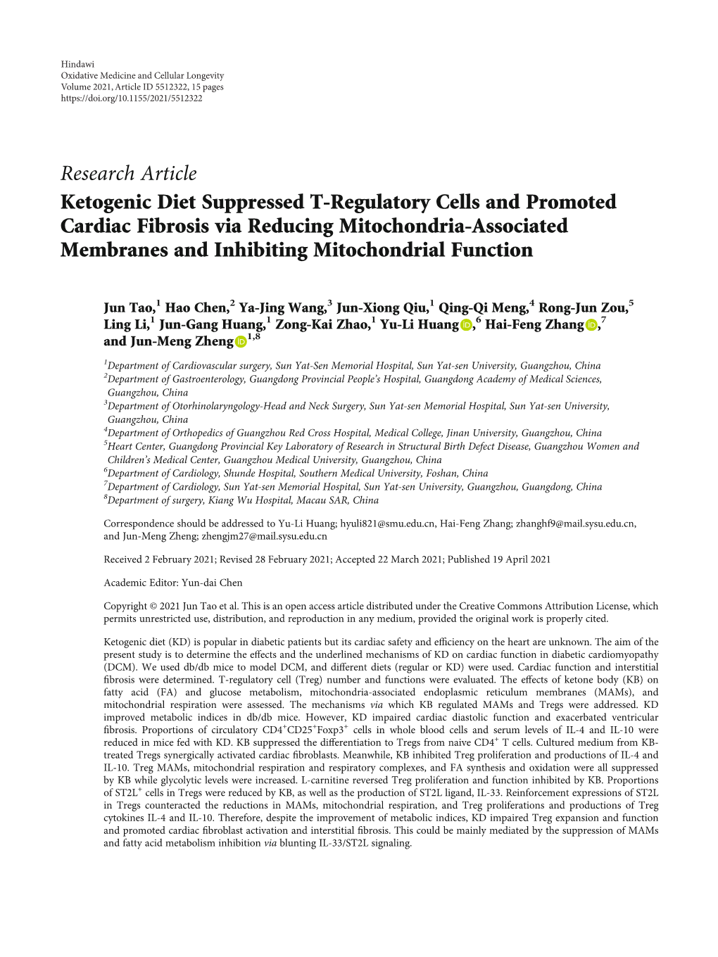 Research Article Ketogenic Diet Suppressed T-Regulatory Cells And