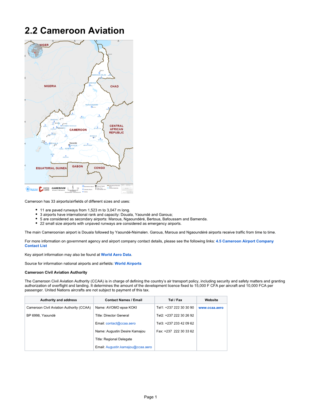 2.2 Cameroon Aviation
