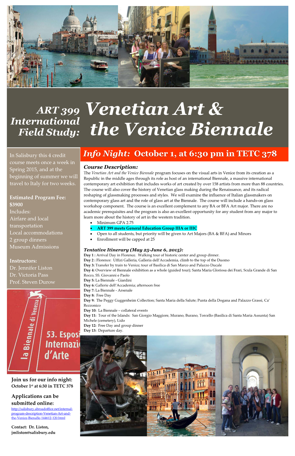 Venetian Art & the Venice Biennale
