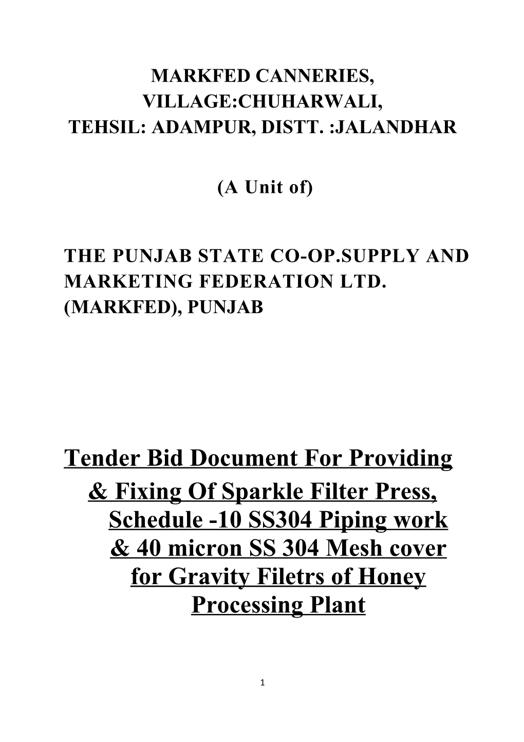 Tehsil: Adampur, Distt. :Jalandhar