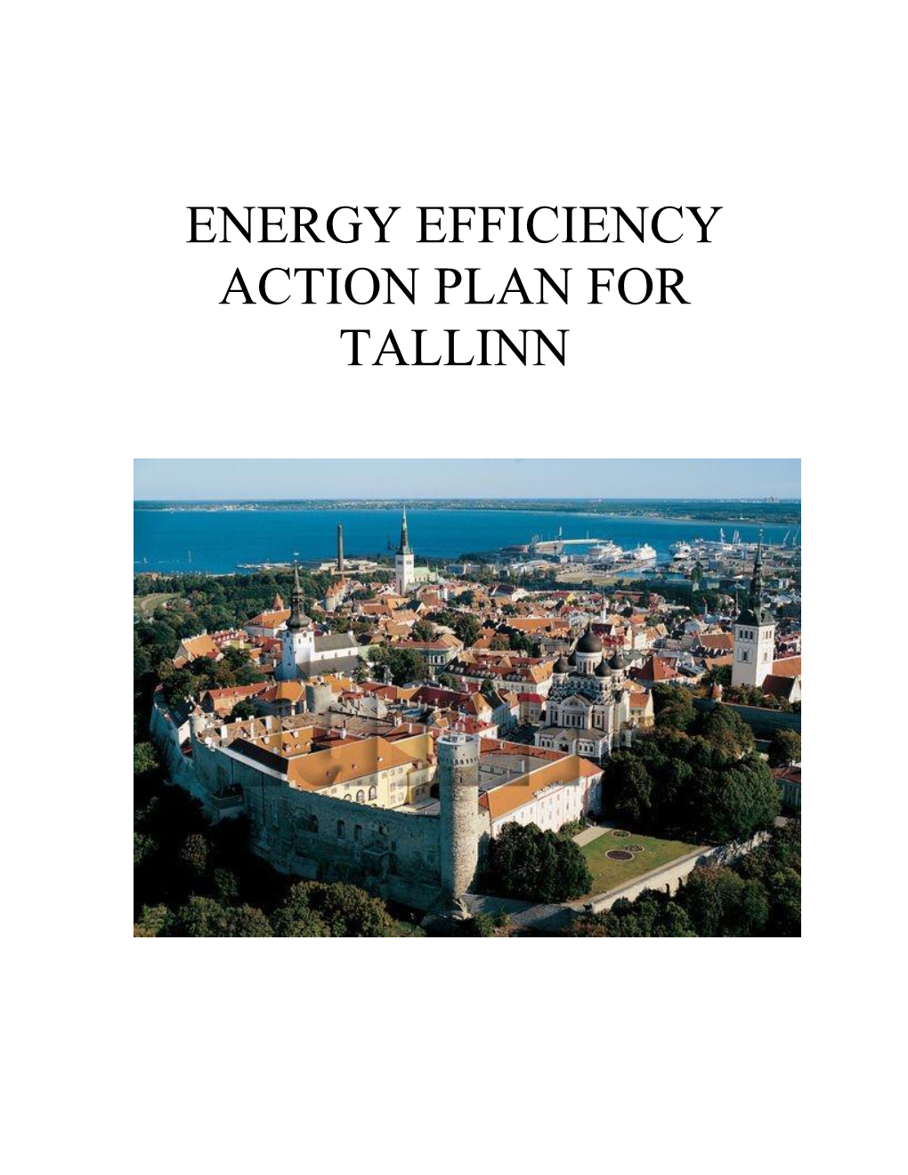 Energy Efficiency Action Plan for Tallinn