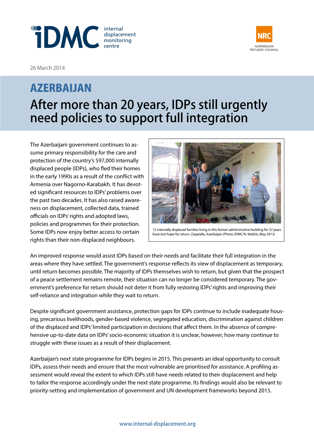 After More Than 20 Years, Idps Still Urgently Need Policies to Support Full Integration