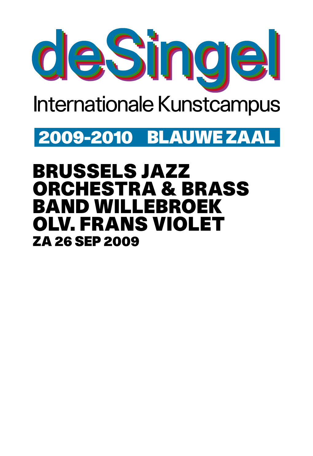 Brussels Jazz Orchestra & Brass Band Willebroek