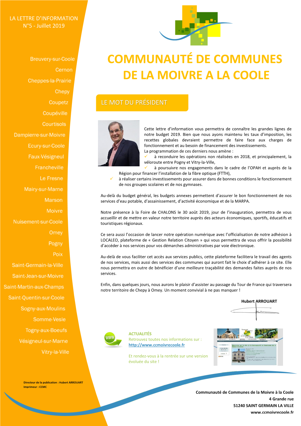 Lettre D'informations N° 5