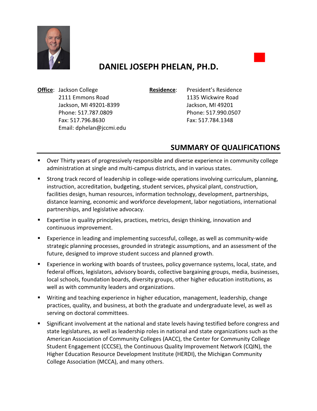 Daniel Joseph Phelan, Ph.D