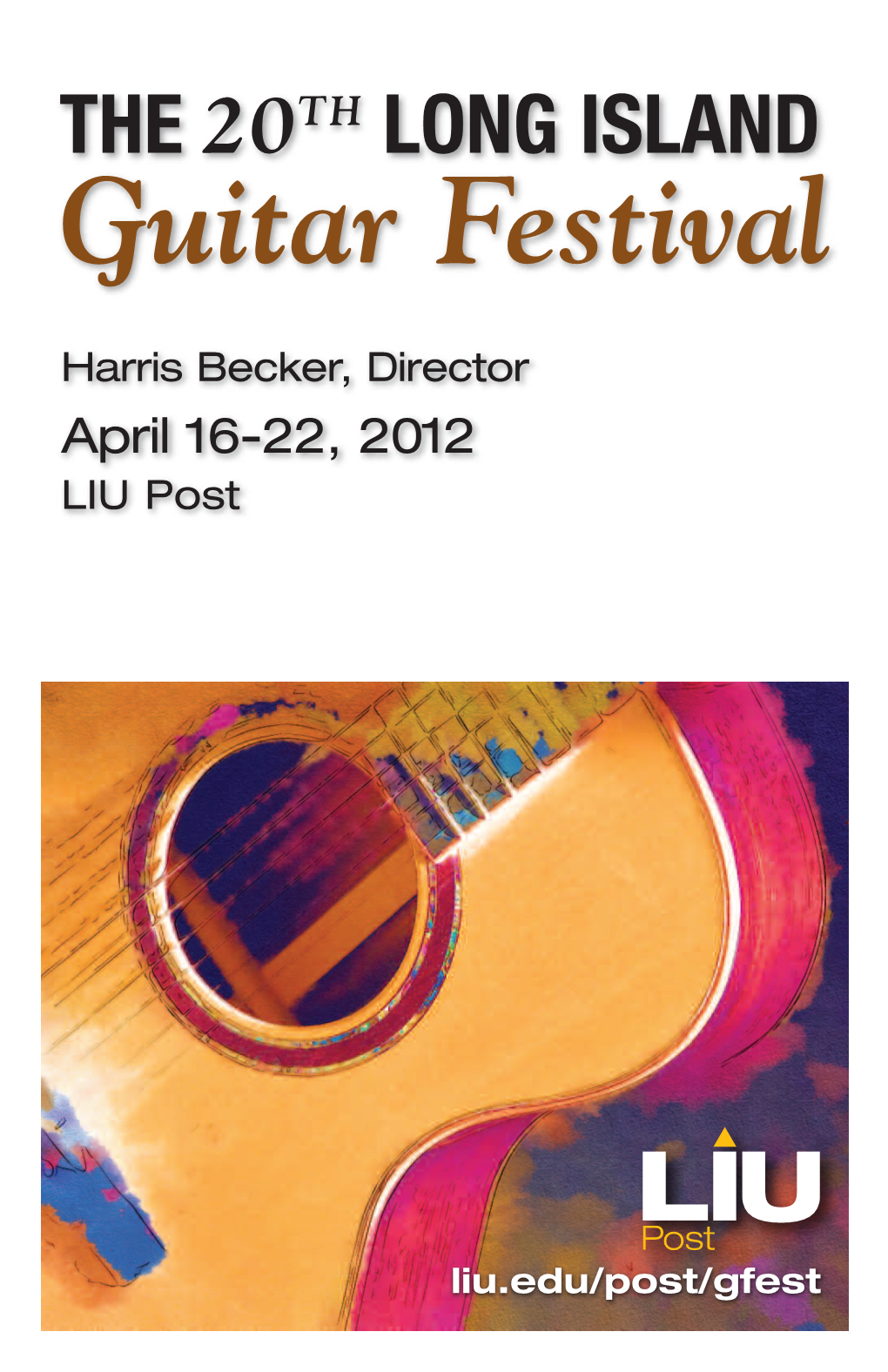 Log Island Guitar Festival 2012 Program Booklet