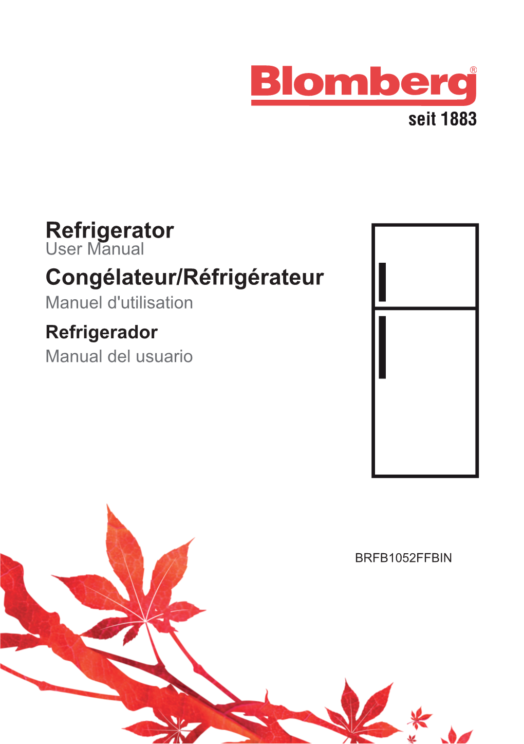 Refrigerator Congélateur/Réfrigérateur