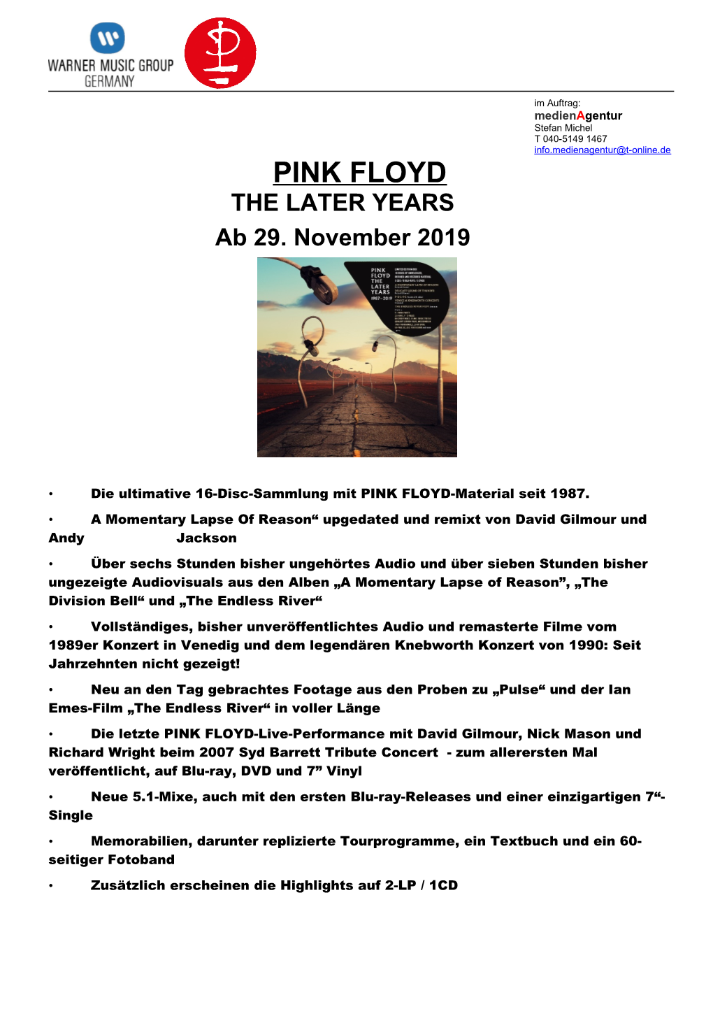 PINK FLOYD the LATER YEARS Ab 29