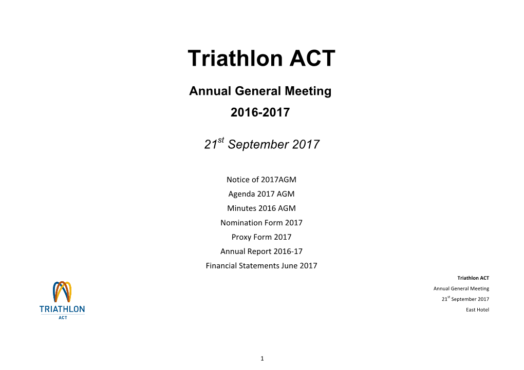 Triathlon ACT