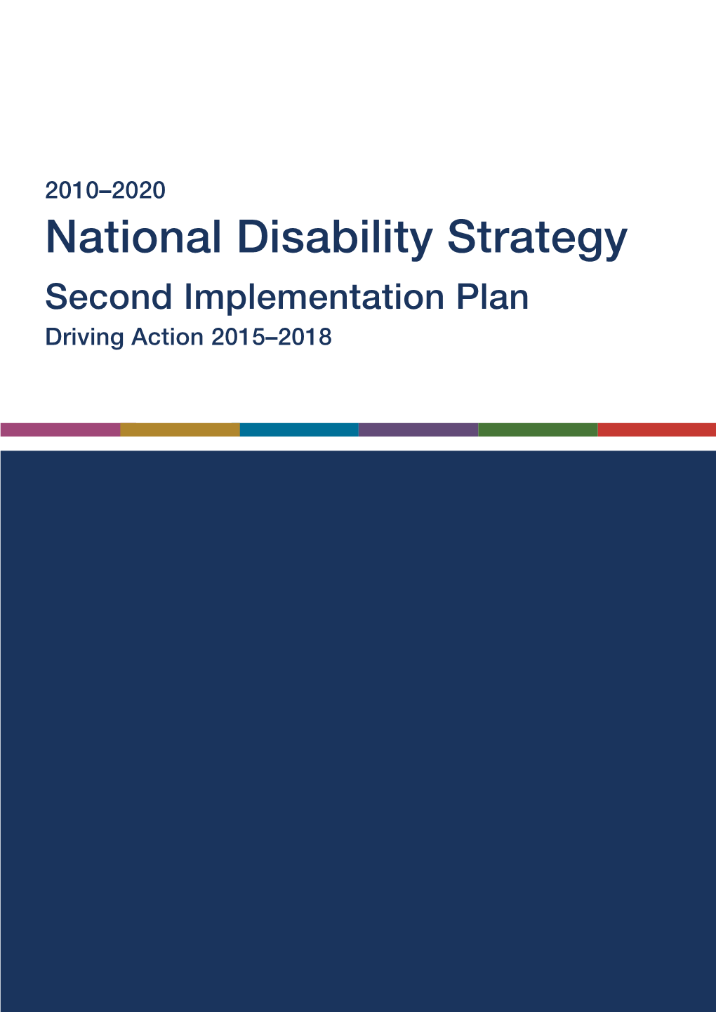 National Disability Strategy Second