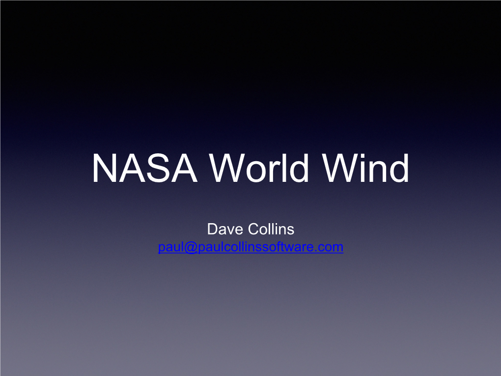 NASA World Wind