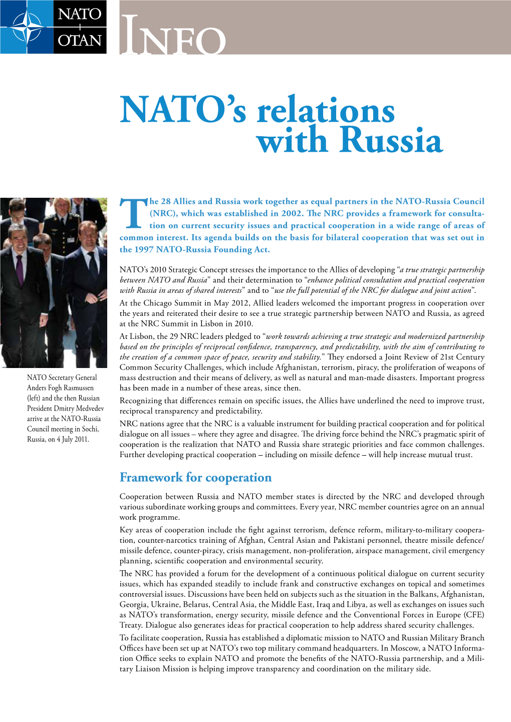NATO's Relations with Russia