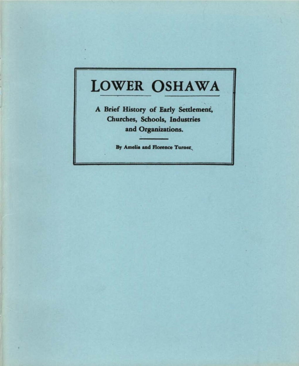 Lower Oshawa