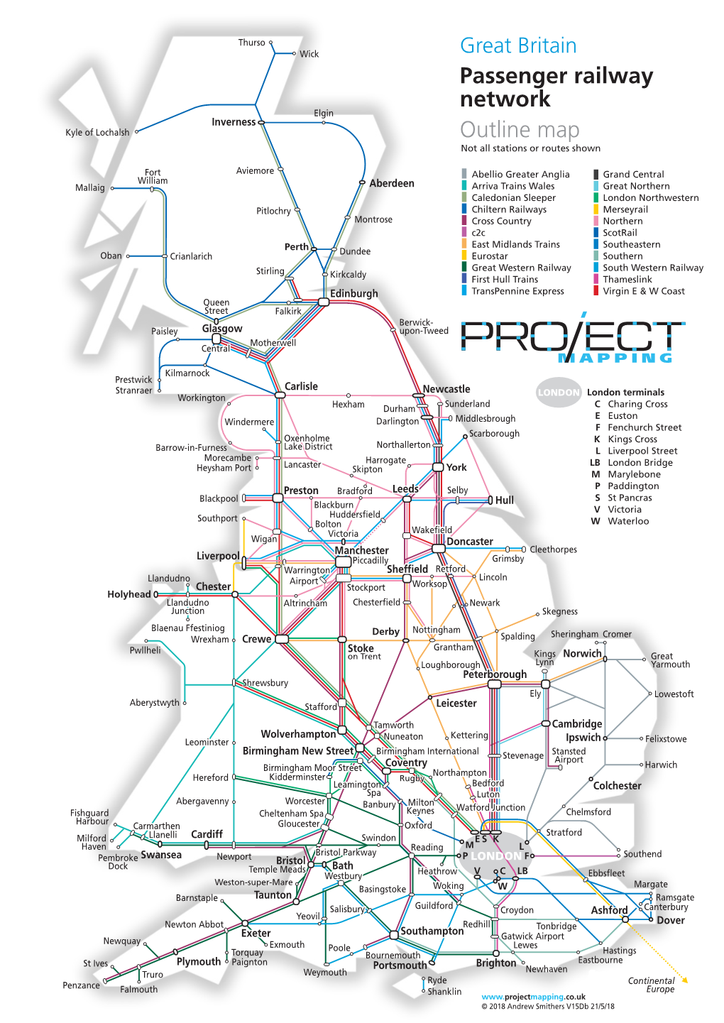 Passenger Railway Network Outline