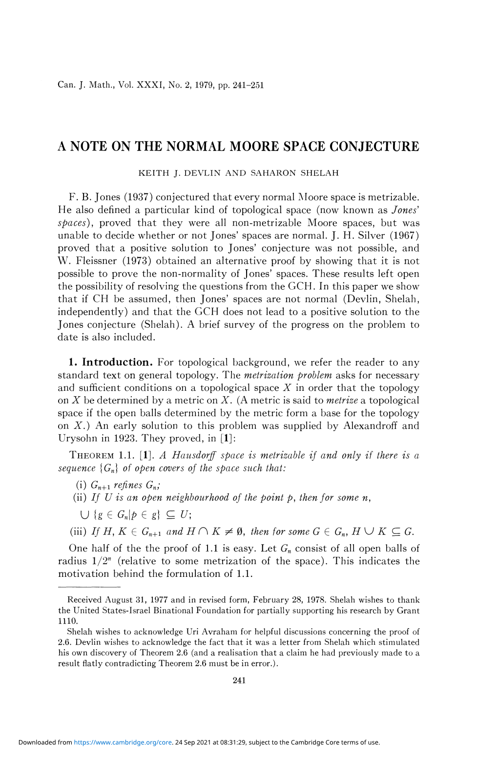 A Note on the Normal Moore Space Conjecture