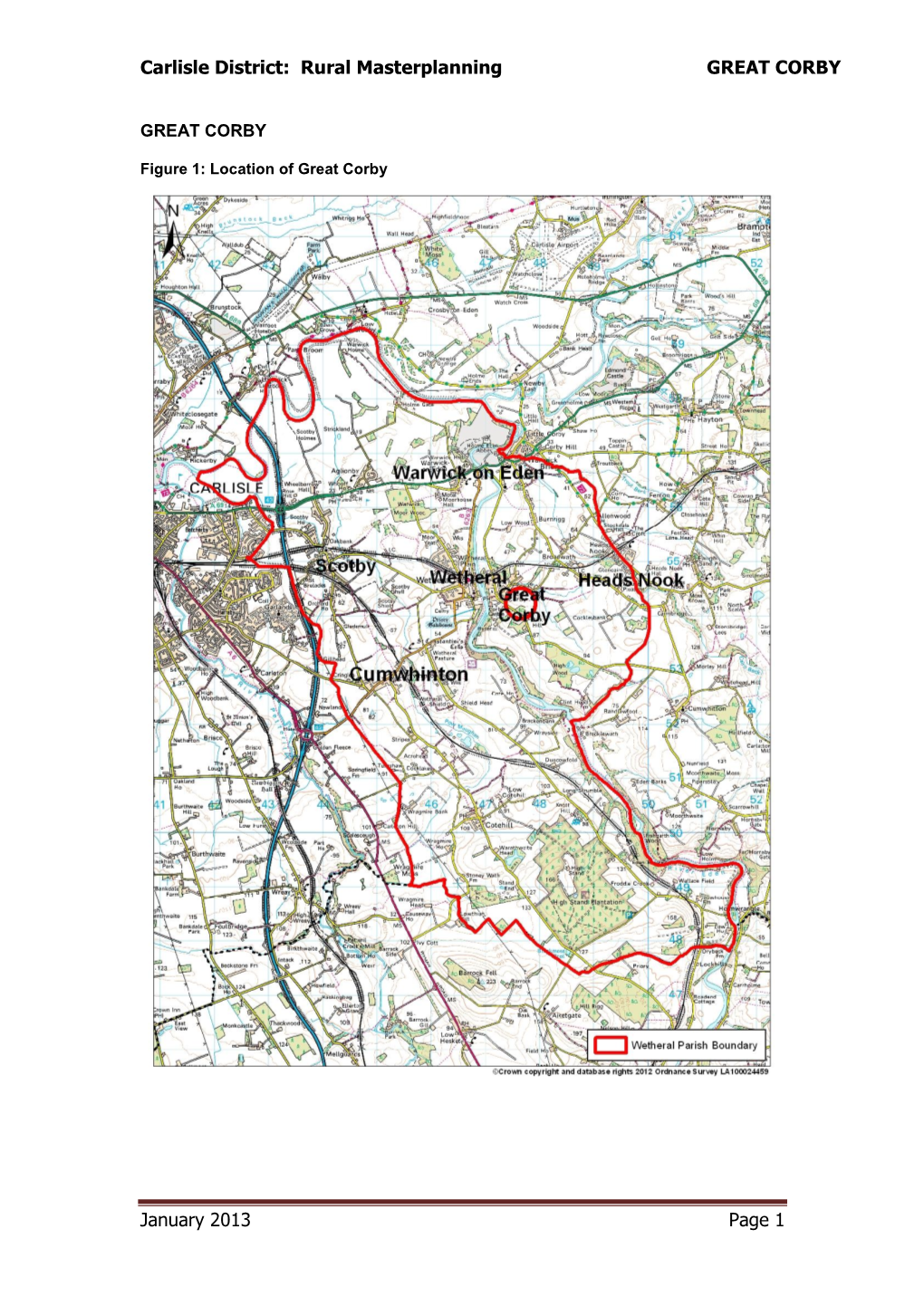 Carlisle Rural Masterplanning Settlement