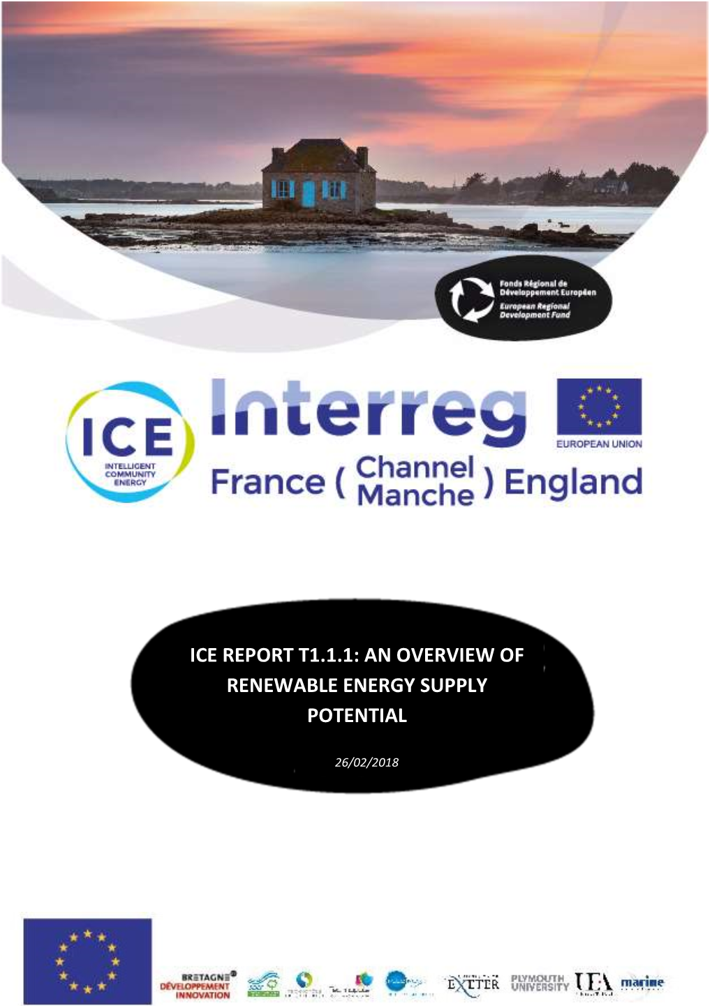 Ice Report T1.1.1: an Overview of Renewable Energy Supply Potential