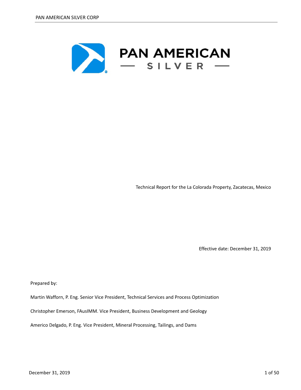 Pan American Silver Corp