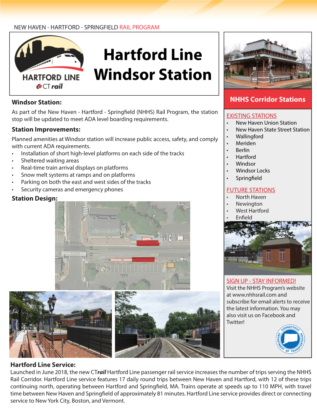 Hartford Line Windsor Station