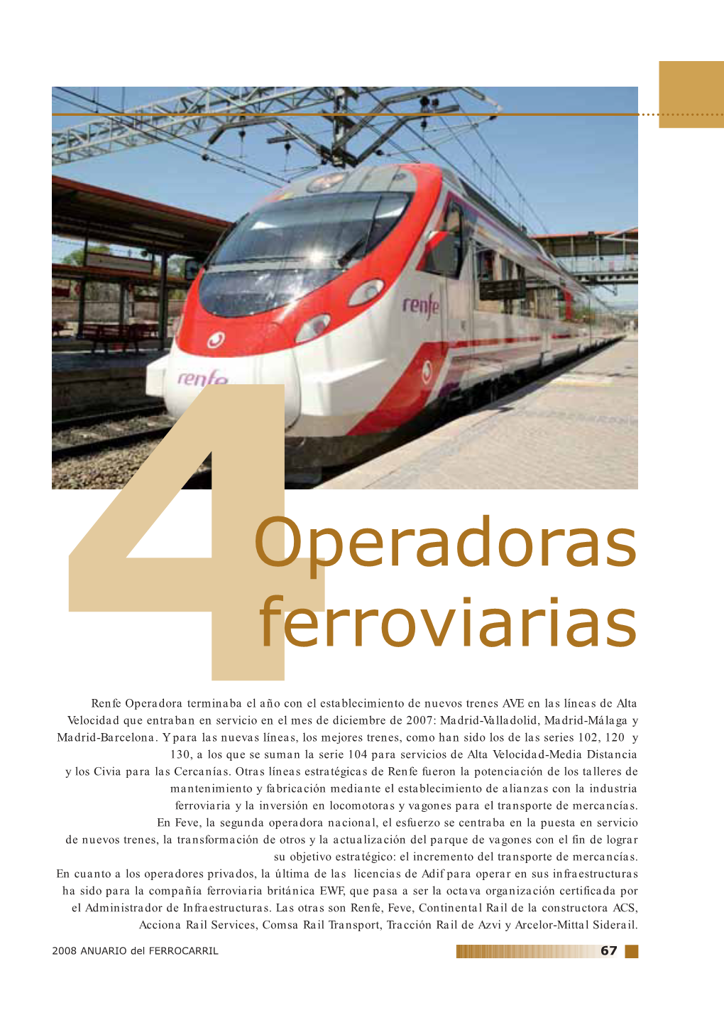 4Operadoras Ferroviarias