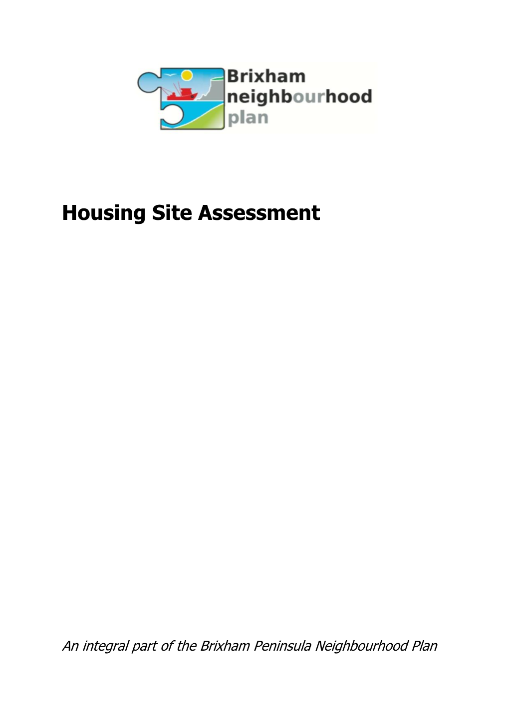 Housing Site Assessment Brixham Peninsula