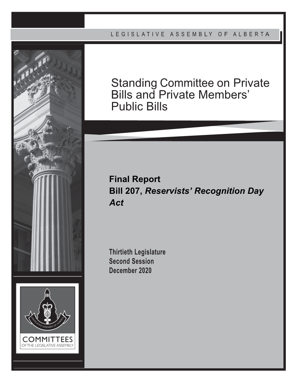 Bill 207, Reservists' Recognition Day
