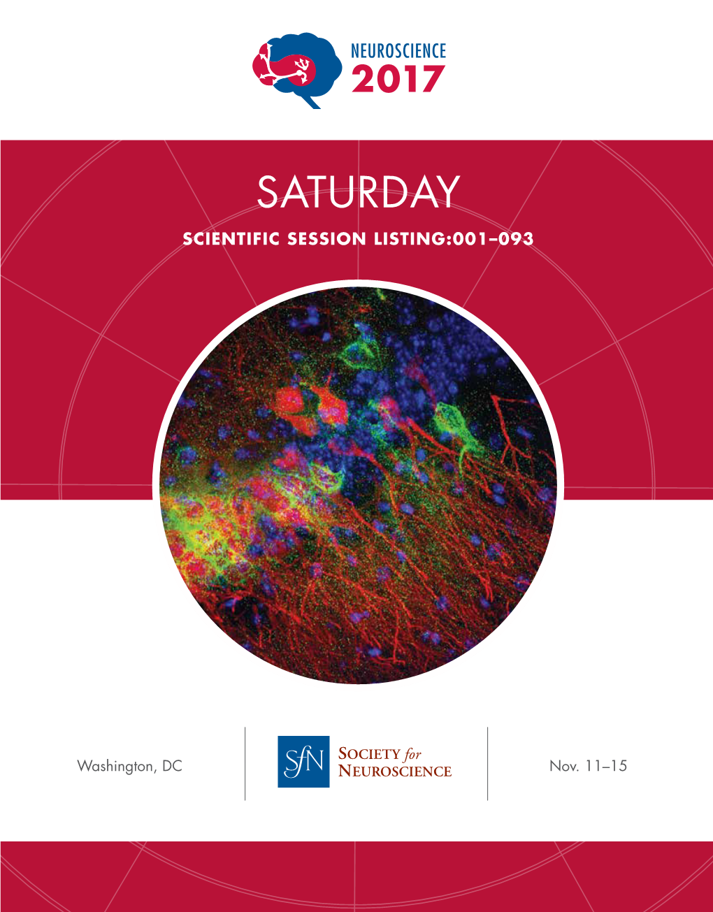 Saturday Scientific Session Listing:001–093