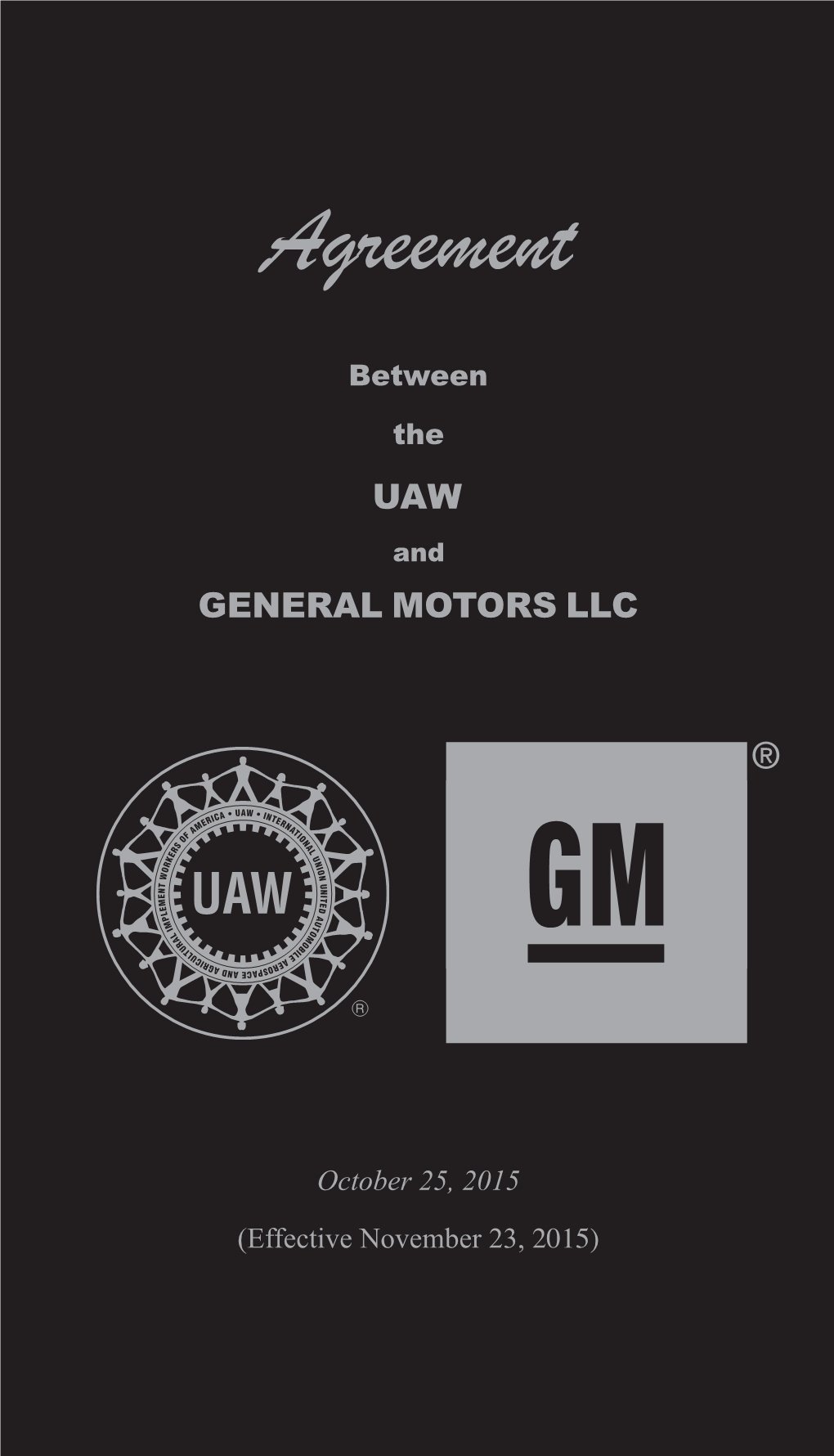 2015 UAW-GM National Agreement