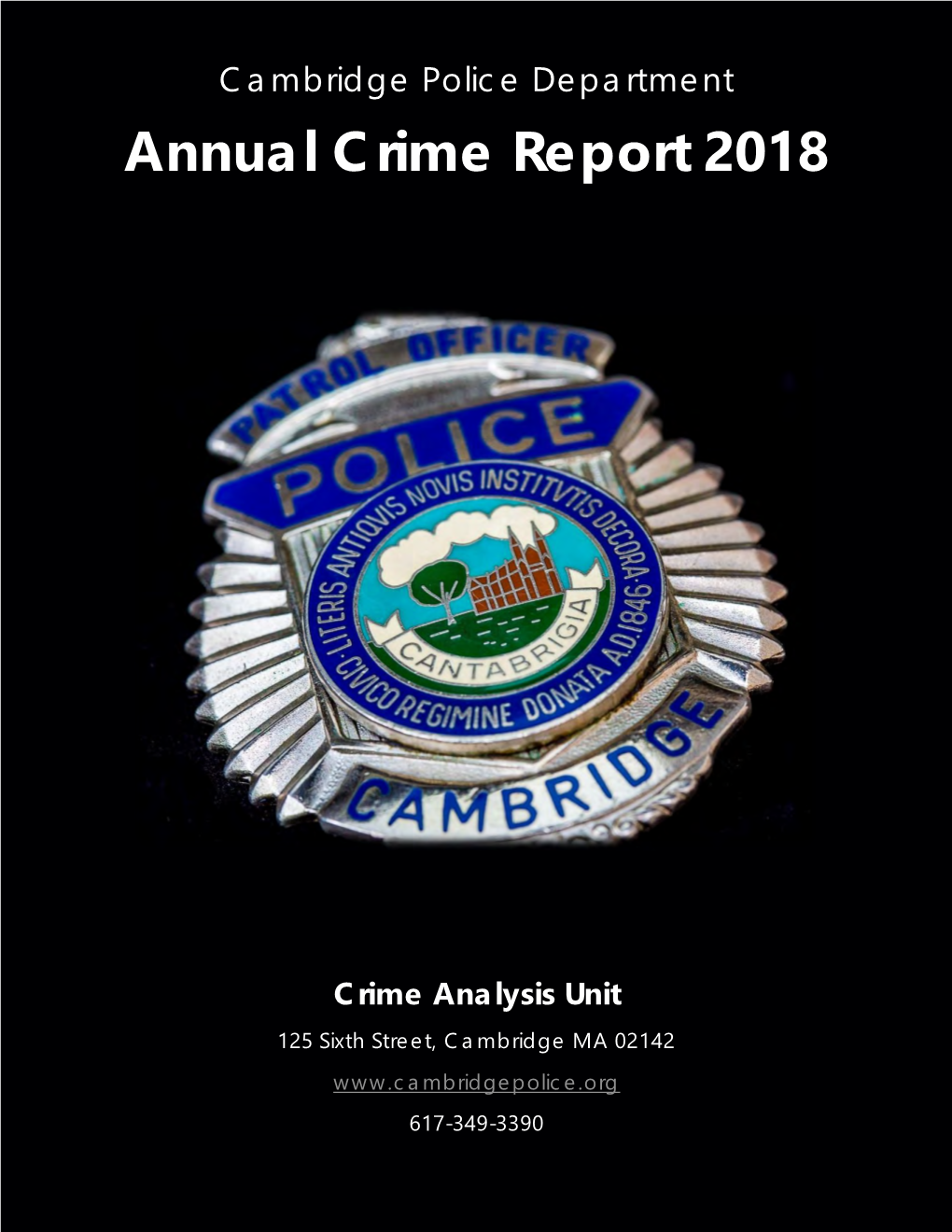 Annual Crime Report 2018