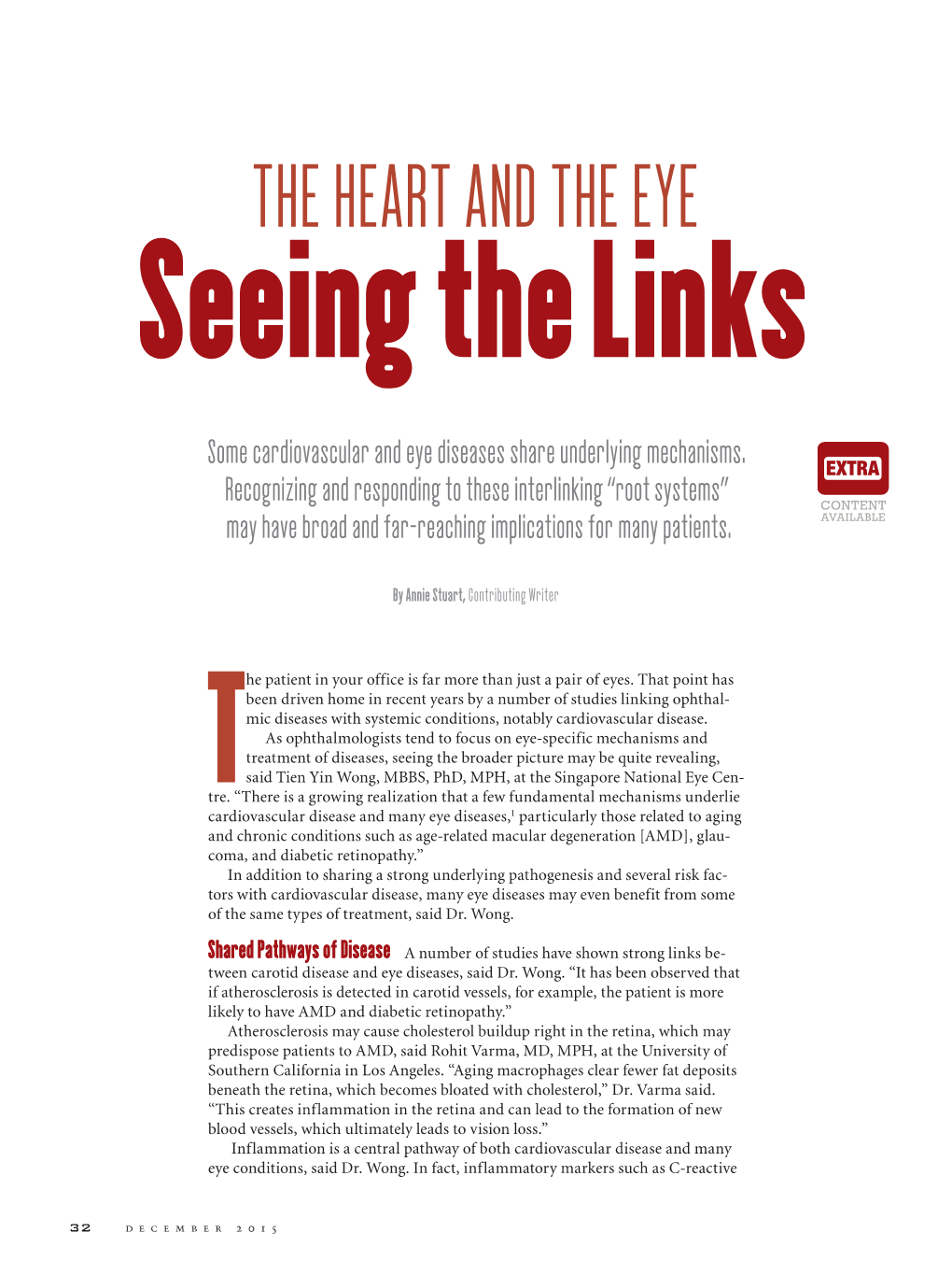 THE HEART and the EYE Seeing the Links